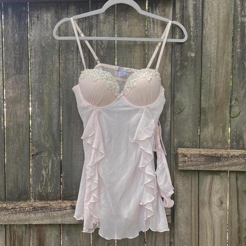 Linea Donatella Chemise/G-String Set